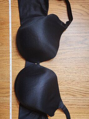 Cacique 38G Lightly Lined Full Coverage Back Smoothing Underwire Bra Black